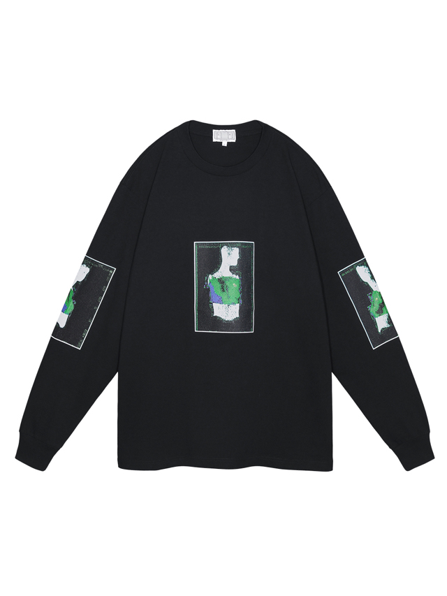 C.E/CAVEMPT Torshin_SEQ LONG SLEEVE T BLACK