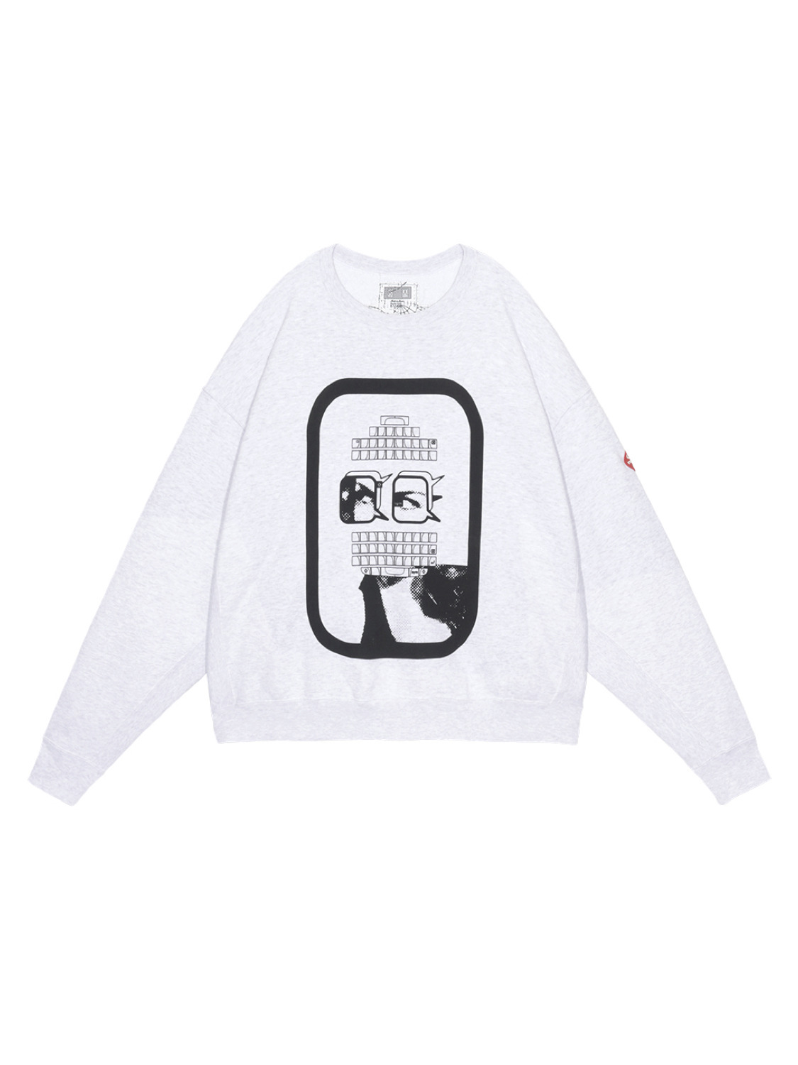 C.E/CAVEMPT MD 00-38 CREW NECK GREY 2025AW