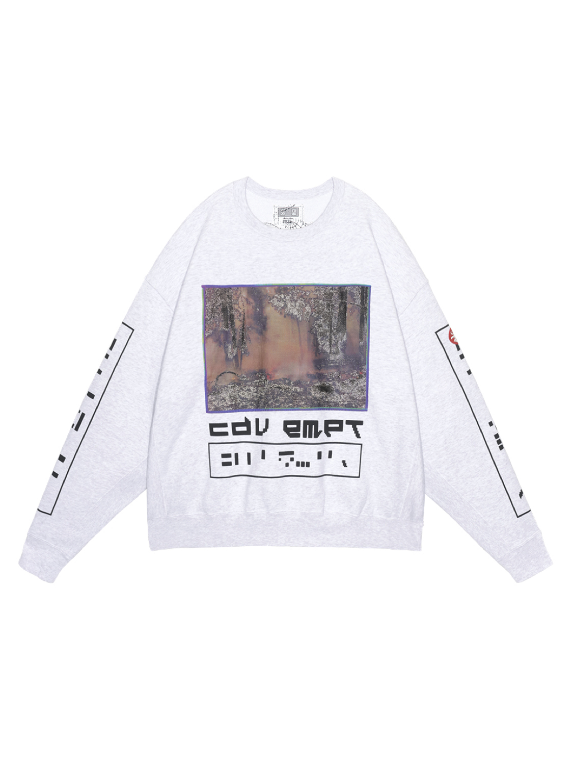 C.E/CAVEMPT GONDOL4W1$H CREW NECK GREY 2025AW