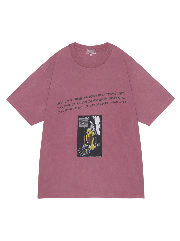 C.E/CAVEMPT OVERDYE RHETORICAL OPERATIONS T BURGUNDY 2025AW