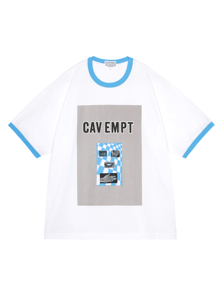 C.E/CAVEMPT CONTENTLESS FREEDOM RINGER T WHITE 2025AW