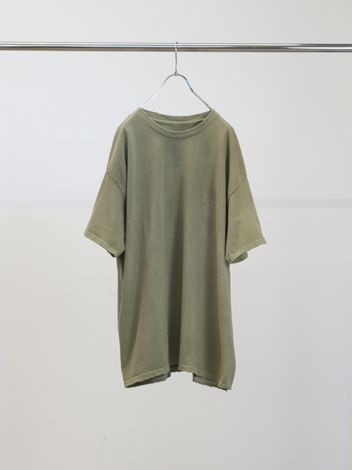 ANCELLM EMBROIDERY T-SHIRT GRAYMINT 2026SS