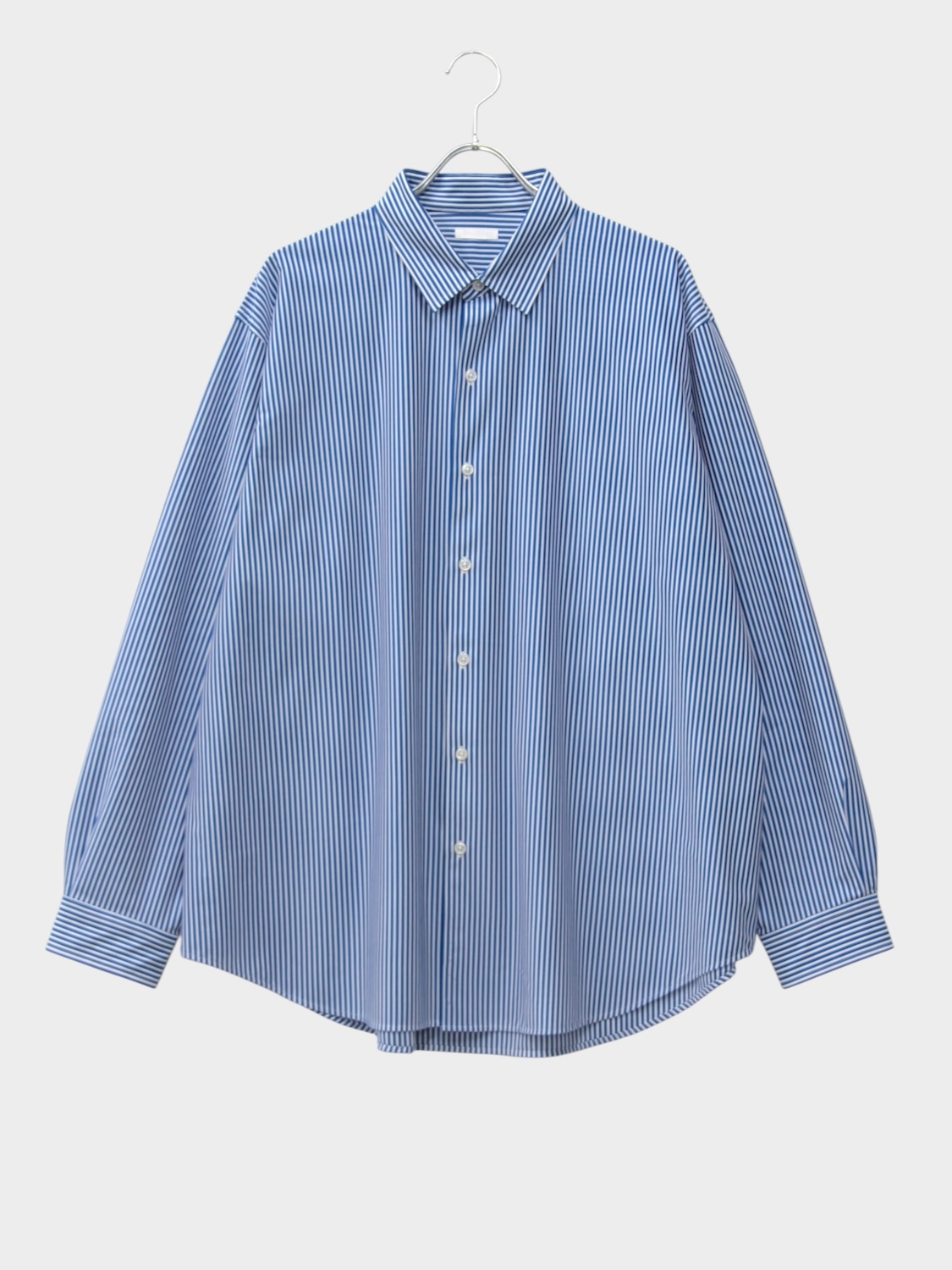 KANEMASA PHIL. 46G STRIPE ATMOSPHERE SHIRT NAVY WHITE 【継続品番】