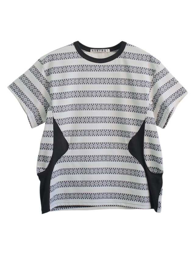 NVRFRGT NORDIC PATTERN JACQUARD T-SHIRT WHITE 25SS