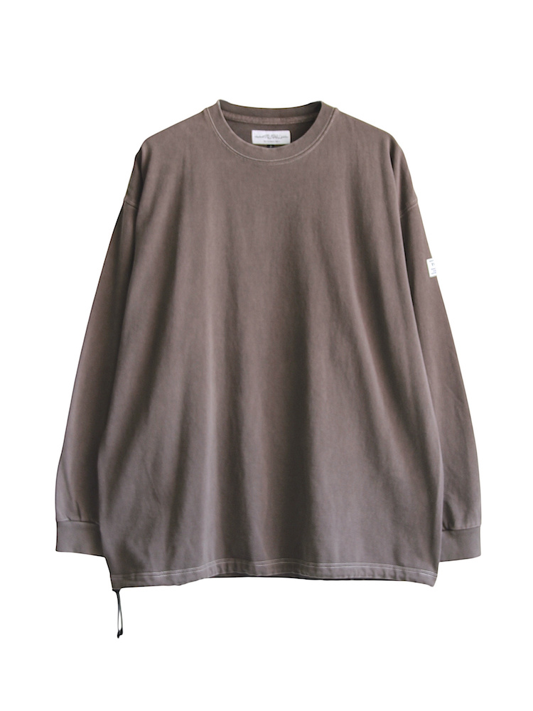 elephant TRIBAL fabrics Fade Fat Long T-SH FADE BROWN 2025AW