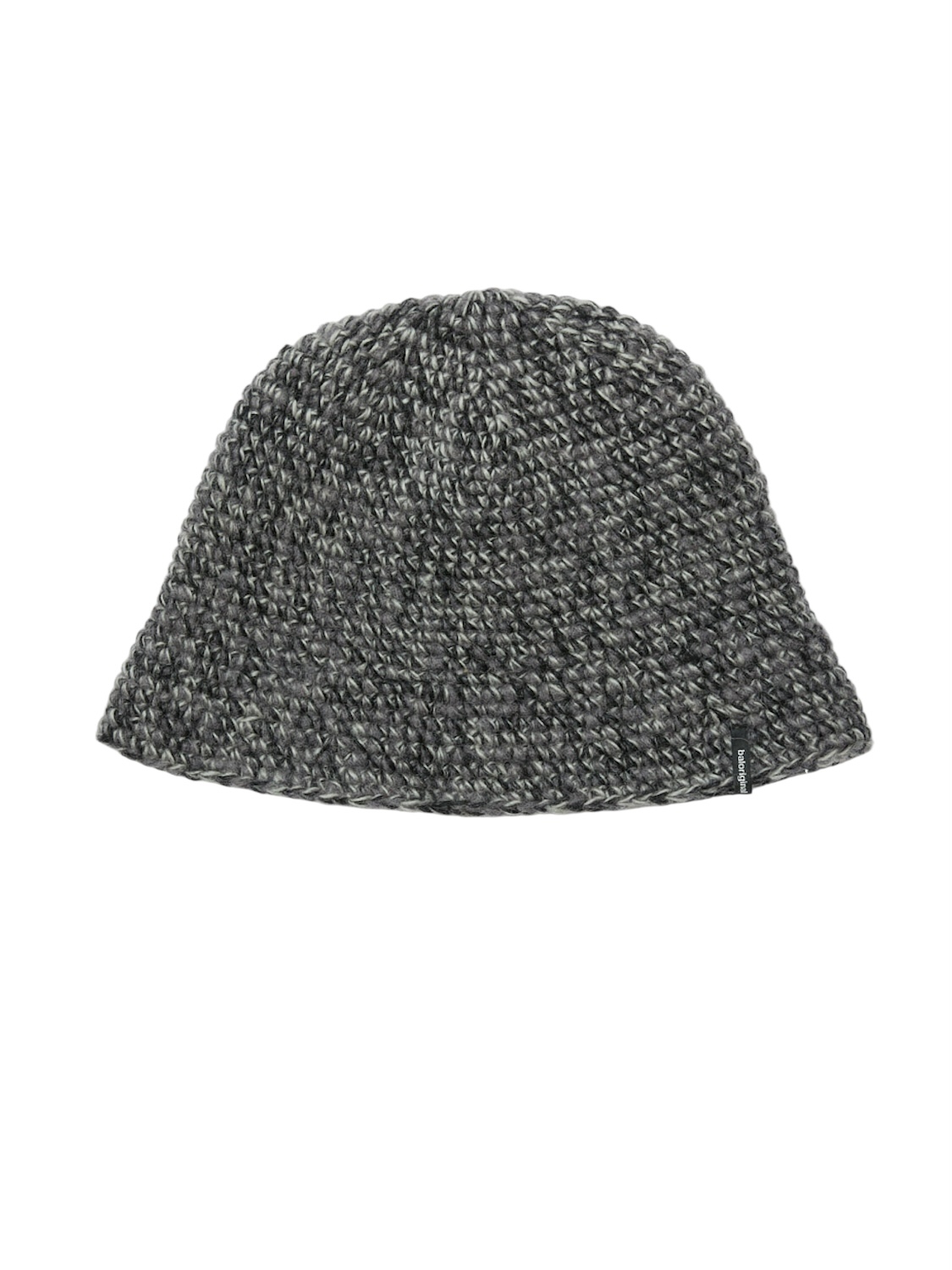 bal MIXED HAND KNIT BUCKET HAT BLACK 2025AW