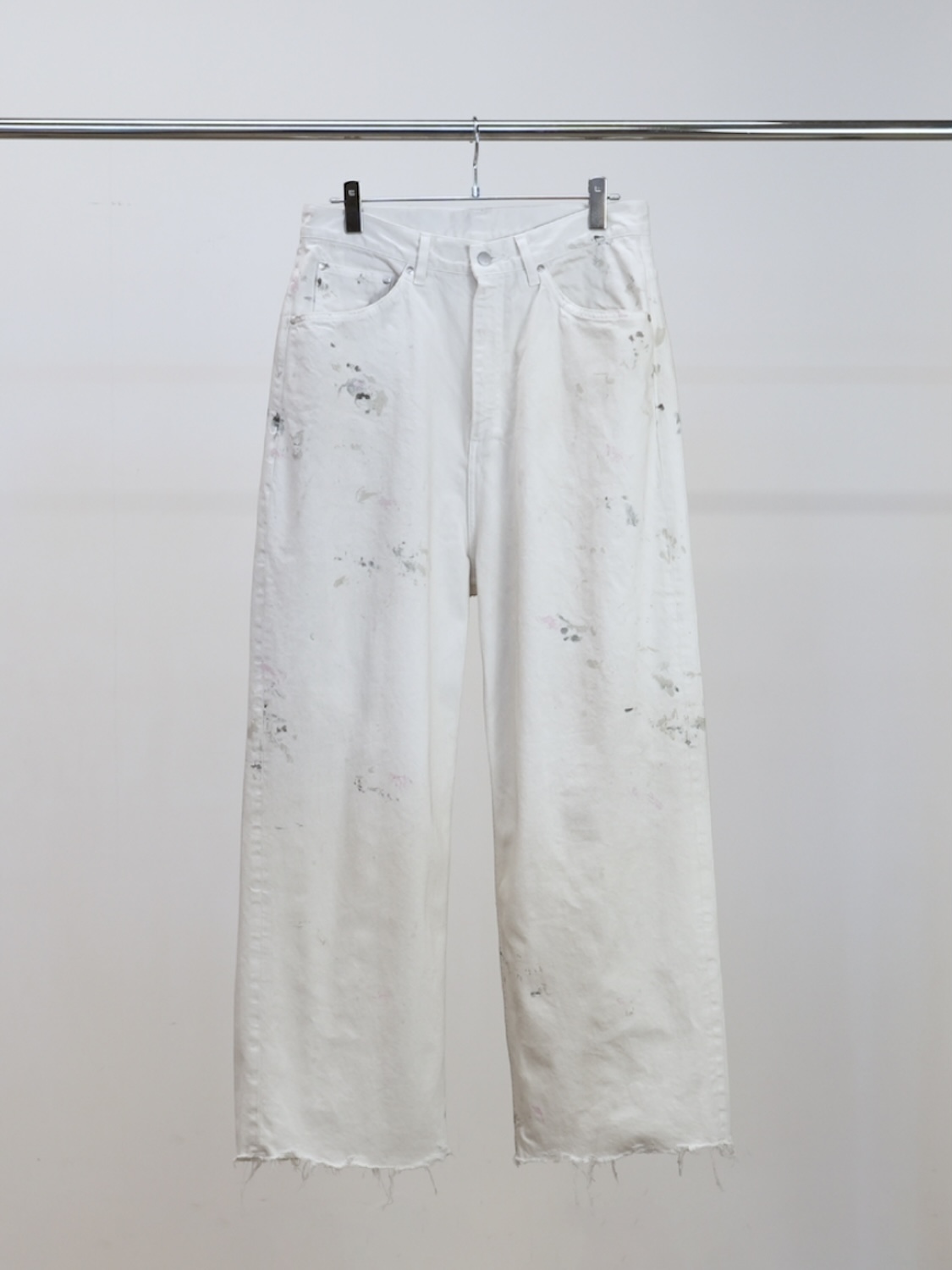 ANCELLM #05 AGING type-C WHITE (ワイドデニム) 2026SS