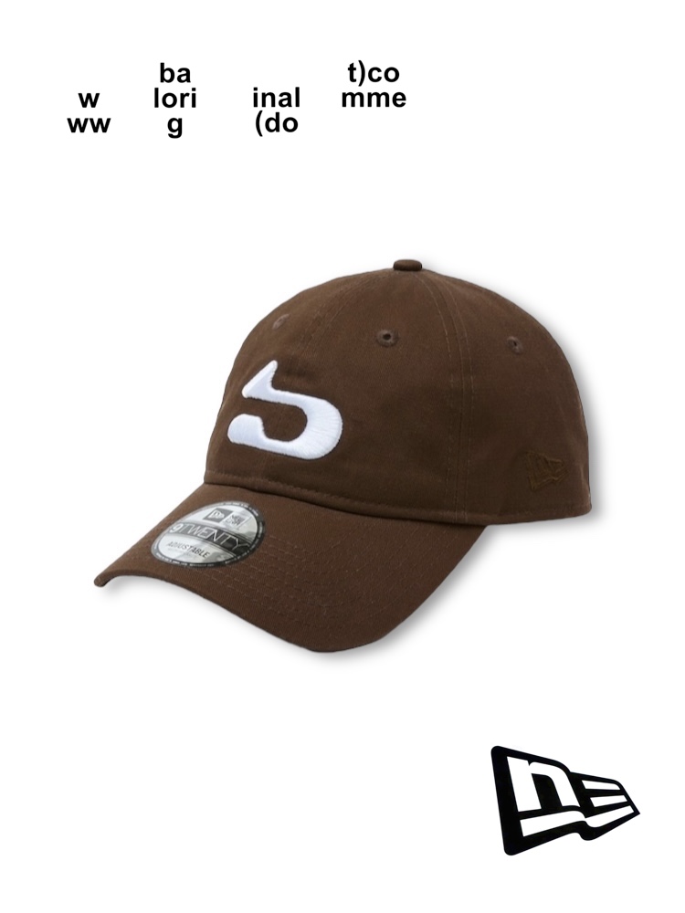 bal / NEWERA 9TWENTY b LOGO CAP WALNUT 2025AW