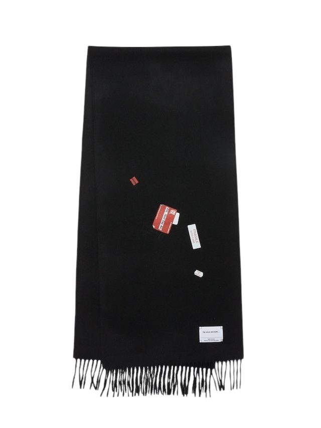 bal × INOUE BROTHERS BRUSHED SCARF BLACK / 2024AW アルパカ ストール マフラー