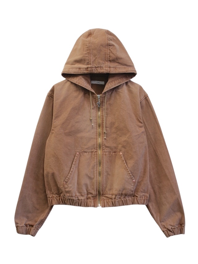 JieDa DUCK ZIP PARKA BROWN 25SS