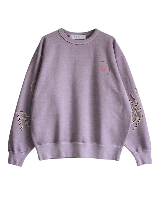 bal BC LAVENDER / CREW NECK SWEAT 2024AW