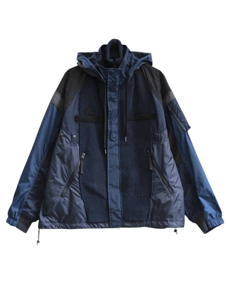 elephant TRIBAL fabrics Chaos Blouson NAVY 2025AW