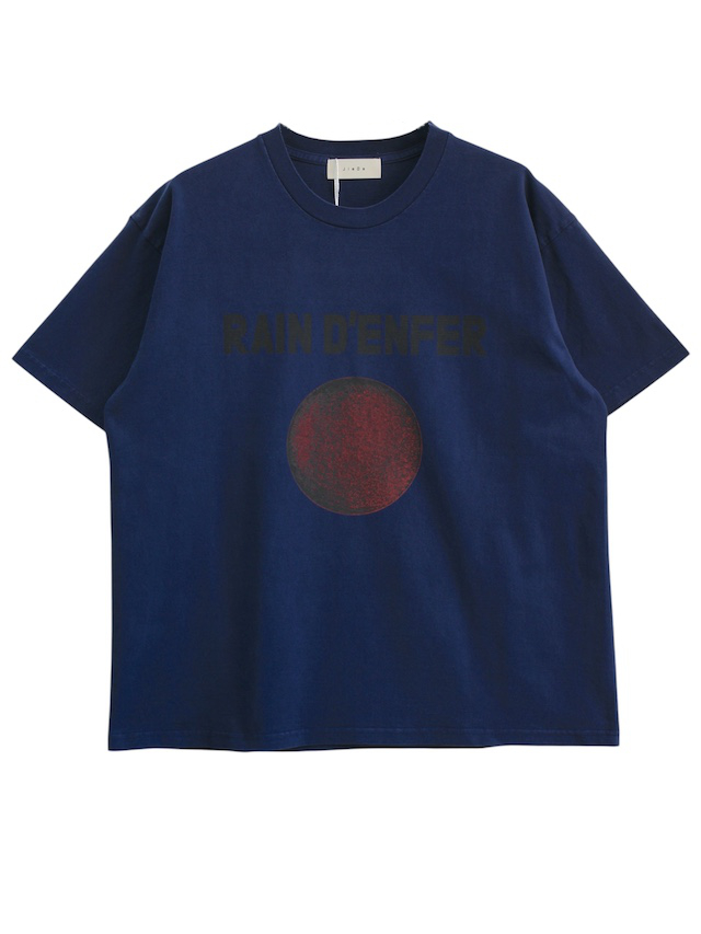 JieDa PLANET PIGMENT TEE NAVY 25SS