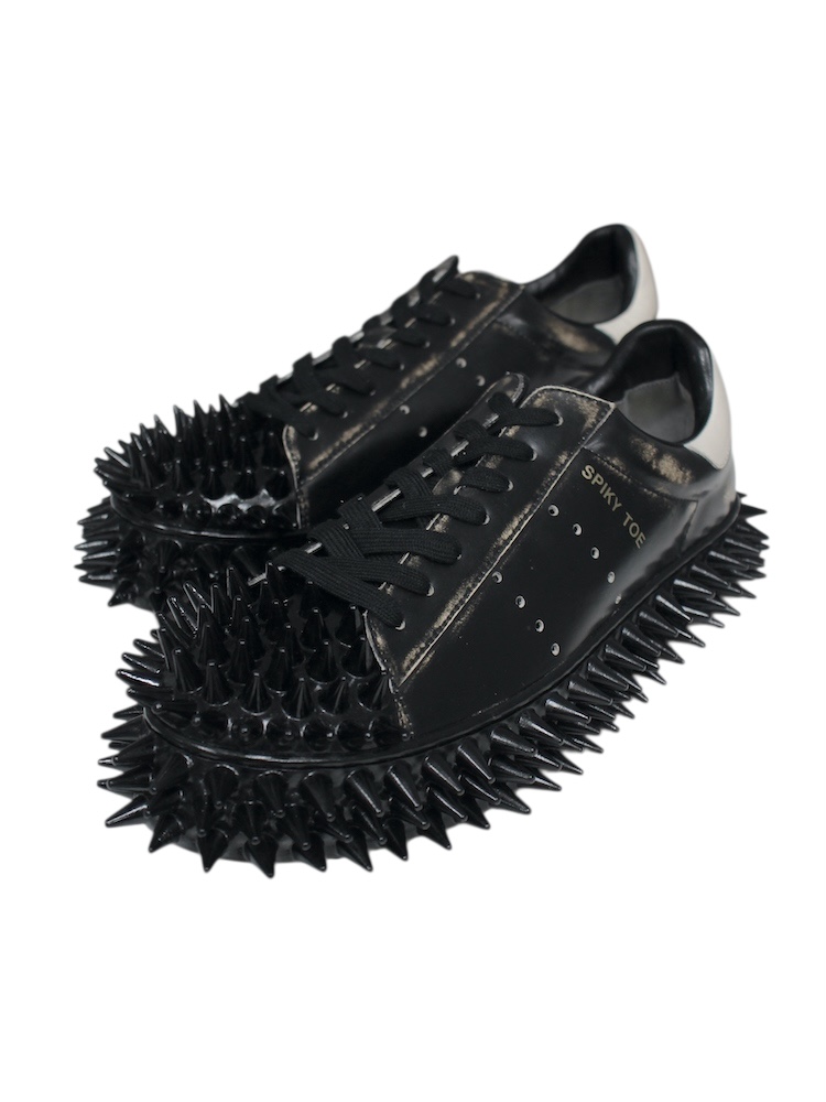 doublet SPIKY LEATHER SNEAKER BLACK 2025AW