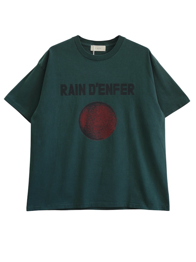 JieDa PLANET PIGMENT TEE GREEN 25SS
