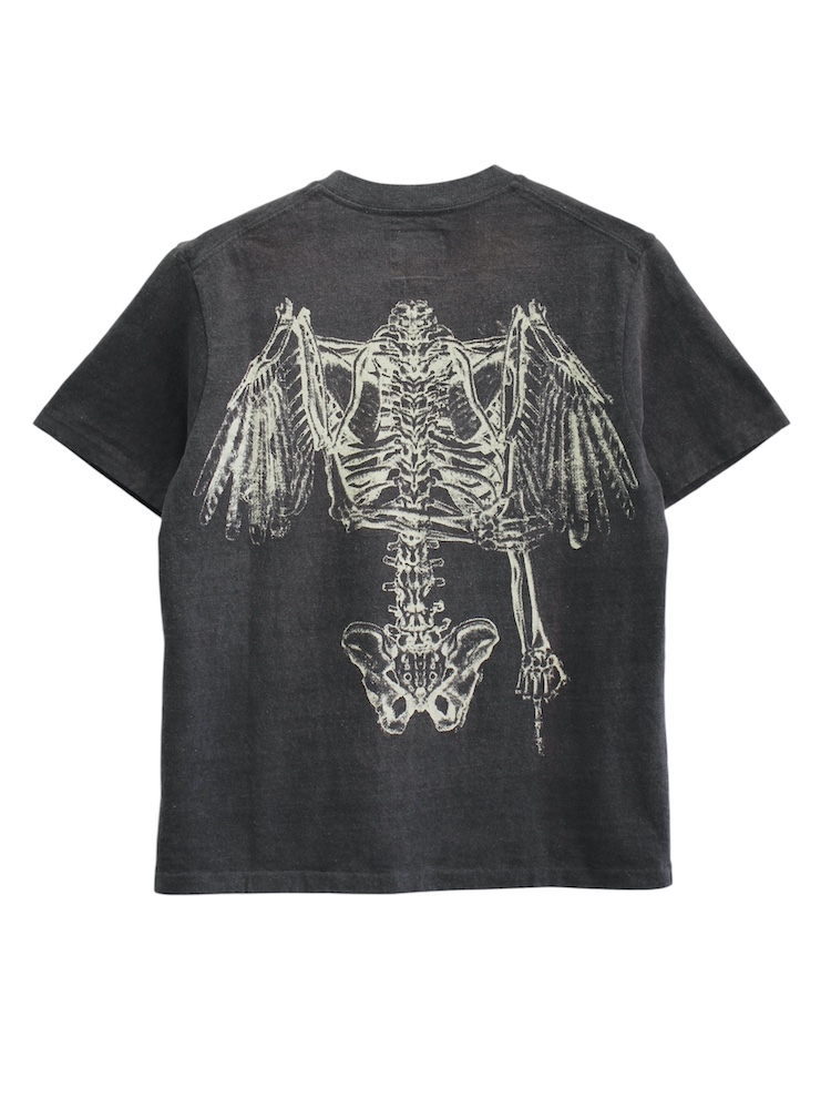 TOY DEVIL TEE ANGEL WING AGING BLACK