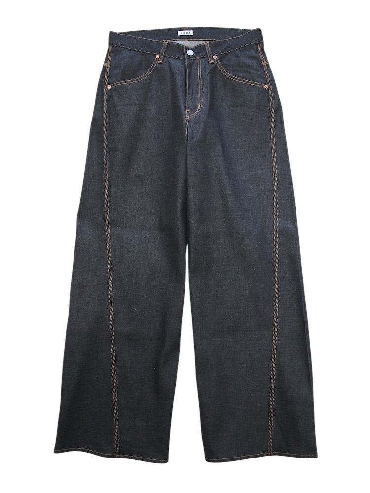 JieDa 3D WORK DENIM INDIGO 2025AW