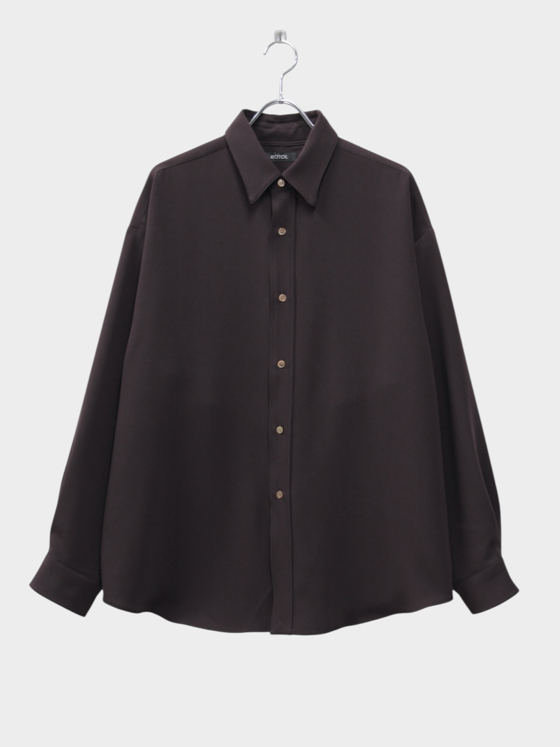 ROTOL FLUID WIDE SHIRT BROWN 2026SS