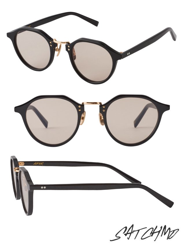 A.D.S.R. SATCHMO 01g SHINY BLACK/GOLD (Lt.BROWN)