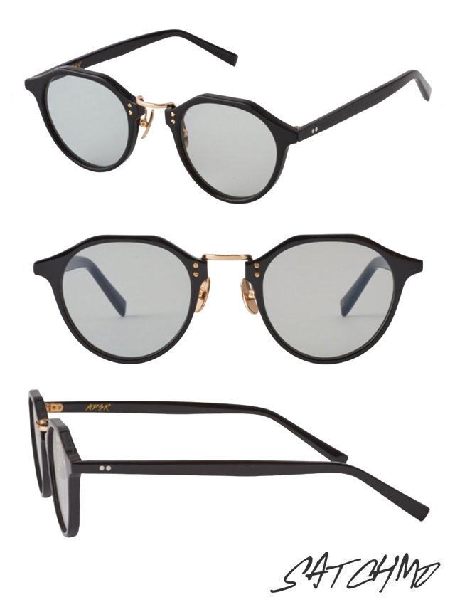 A.D.S.R. SATCHMO 01g SHINY BLACK/GOLD (Lt.GREEN)