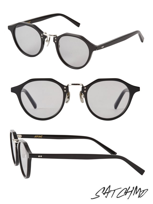 A.D.S.R. SATCHMO 01s SHINY BLACK/SILVER (Lt.GRAY)