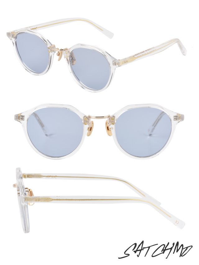 A.D.S.R. SATCHMO 03g CLEAR/GOLD (Lt.BLUE)