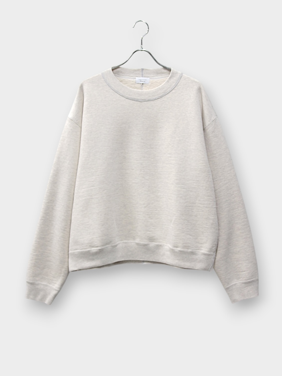 UNUSED CREW NECK SWEAT HEATHER ASH 2026AW