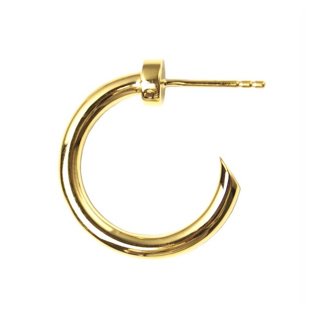 ephemeral STUD HOOP PIERCE GOLD