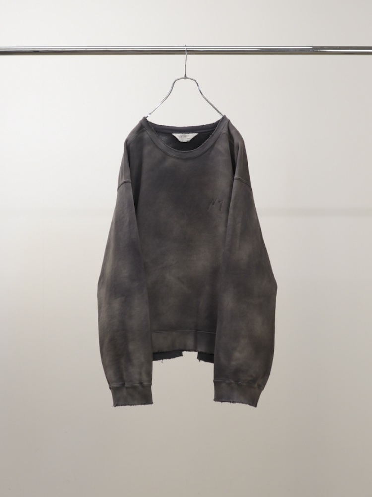 ANCELLM UNEVENNESS SWEAT SHIRT D.PLUM 2025AW