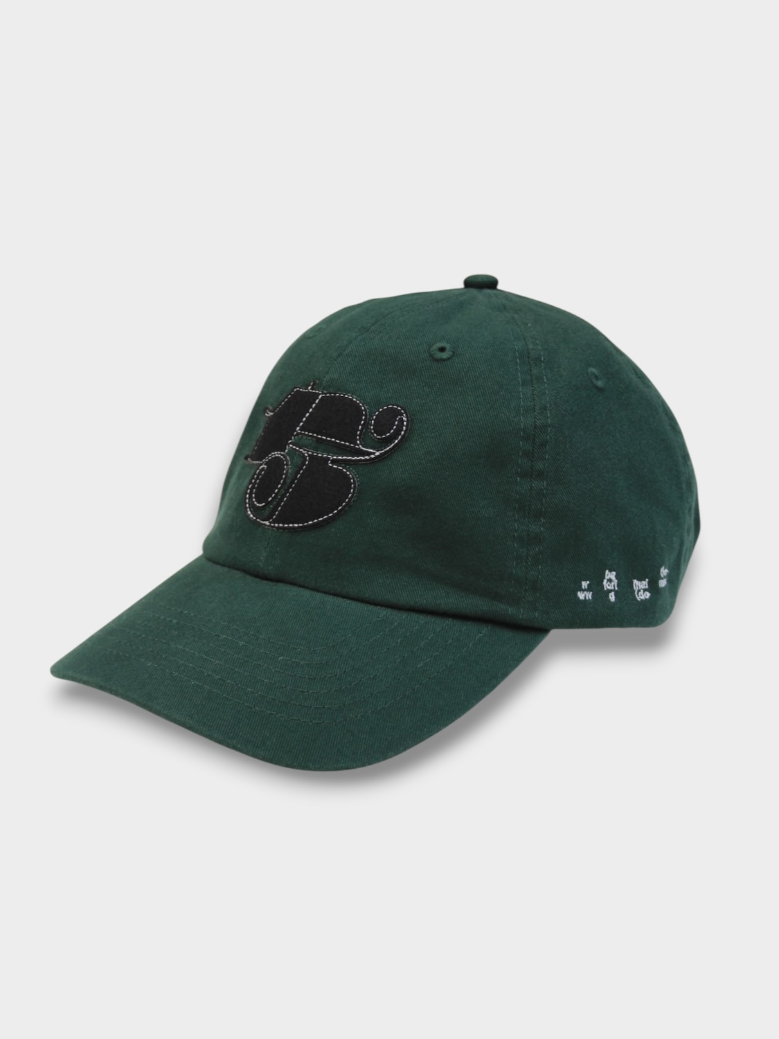 bal COTTON 6-PANEL HAT GREEN 2026AW