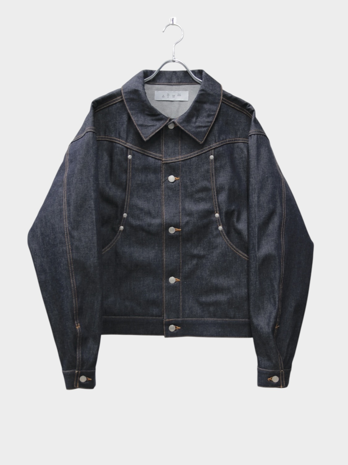 bal CURB POCKET DENIM JACKET RIGID INDIGO 2026SS
