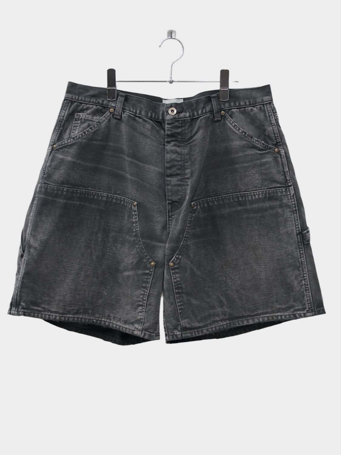 BOWWOW DOUBLE KNEE DUCK SHORTS AGED BLACK 2026SS