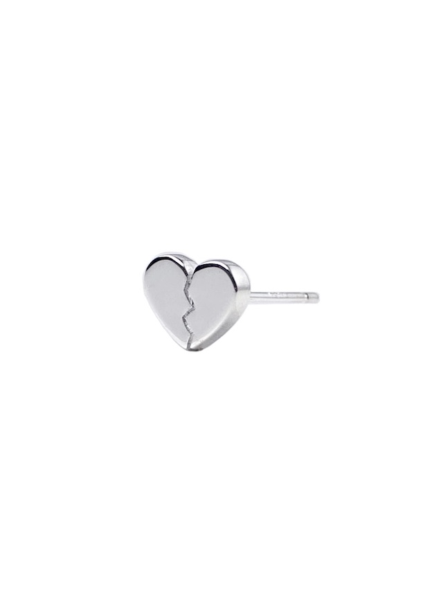 ephemeral BROKEN HEART PIERCE SILVER