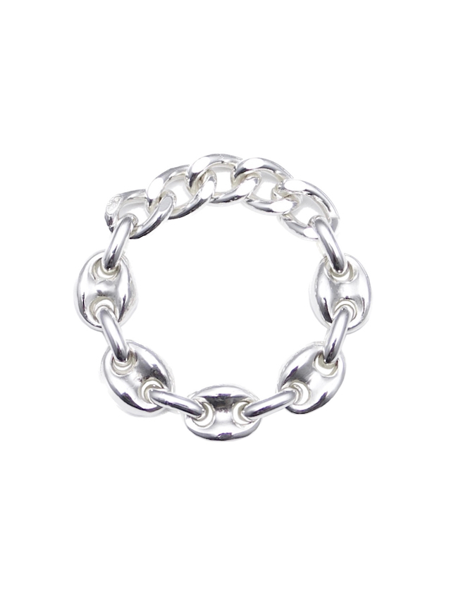 ephemeral SWITCHING CHAIN RING SILVER