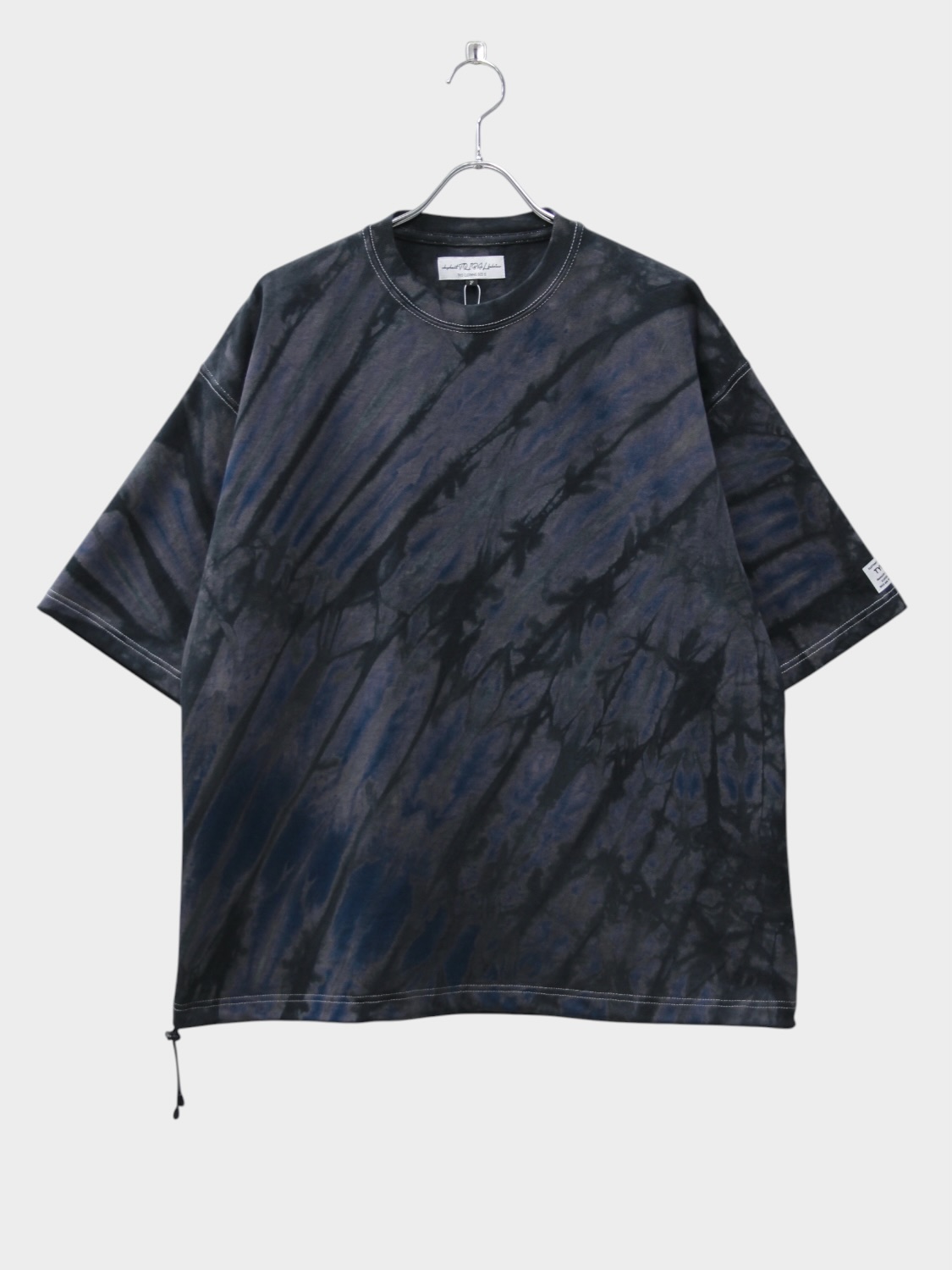 elephant TRIBAL fabrics TIE-DYE FAT T-SH DARK NAVY 2026SS