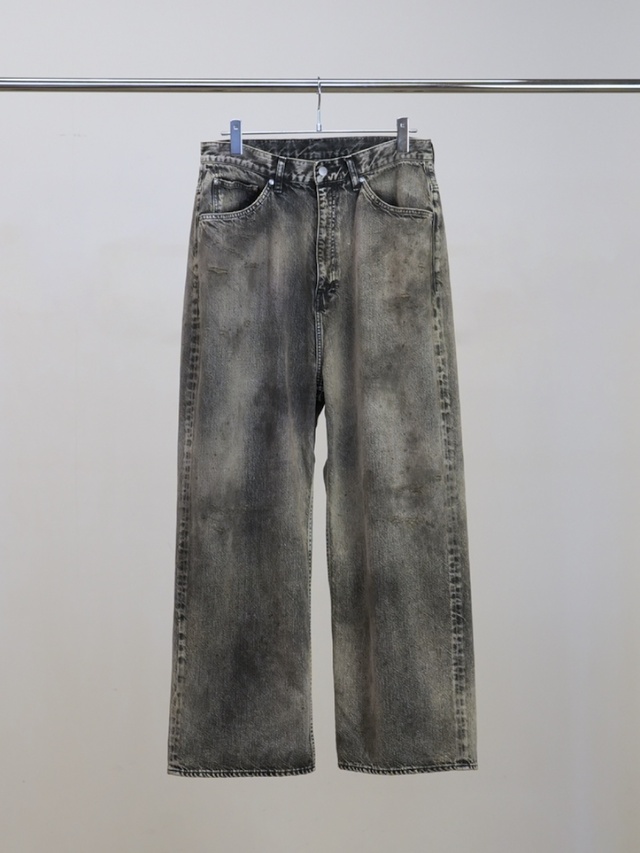 ANCELLM #05 AGING type-D BLACK (ワイドデニム) 2026SS