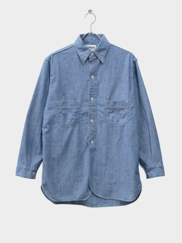 BOWWOW HERITAGE CHAMBRAY SHIRT AGED INDIGO 2026SS