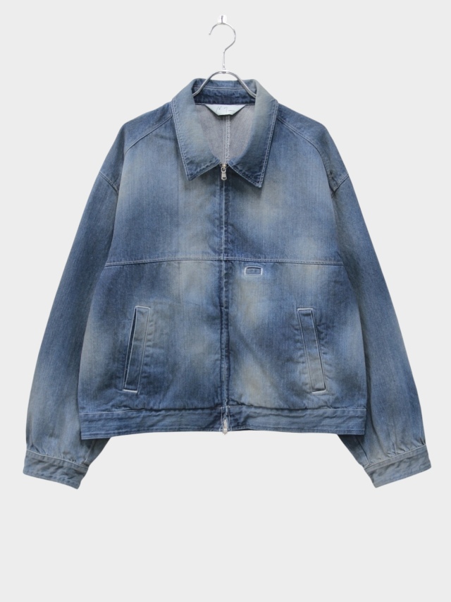 ANCELLM DENIM ZIPUP JACKET INDIGO 2026SS 通販ページ octavia