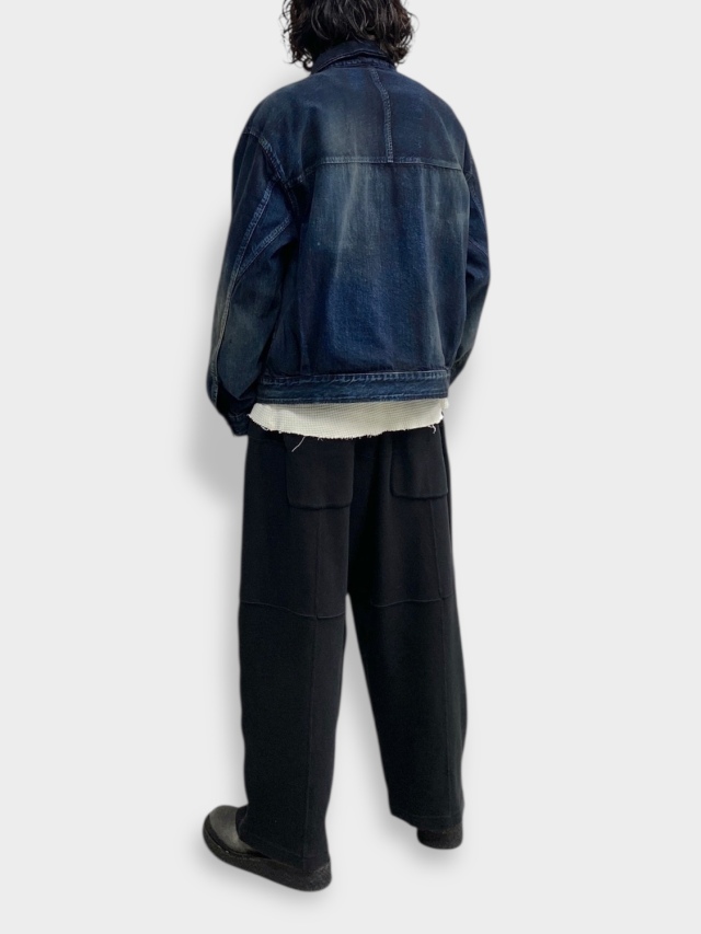 ANCELLM DENIM ZIPUP JACKET BLACK 2026SS 通販ページ octavia