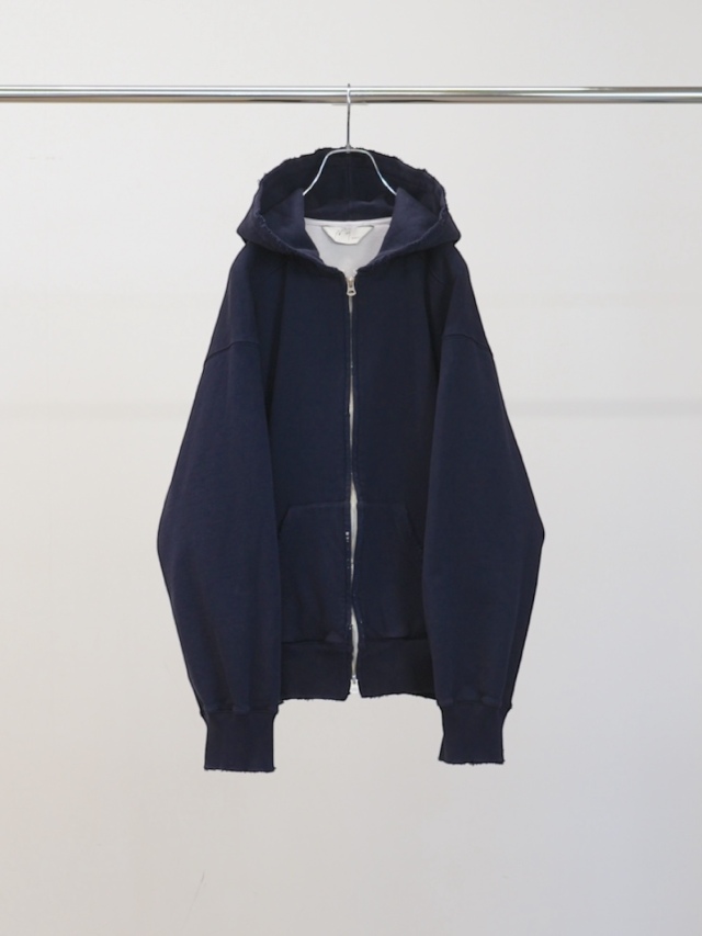 ANCELLM ZIP HOODIE NAVY 2026SS 通販ページ octavia[オクタヴィア]
