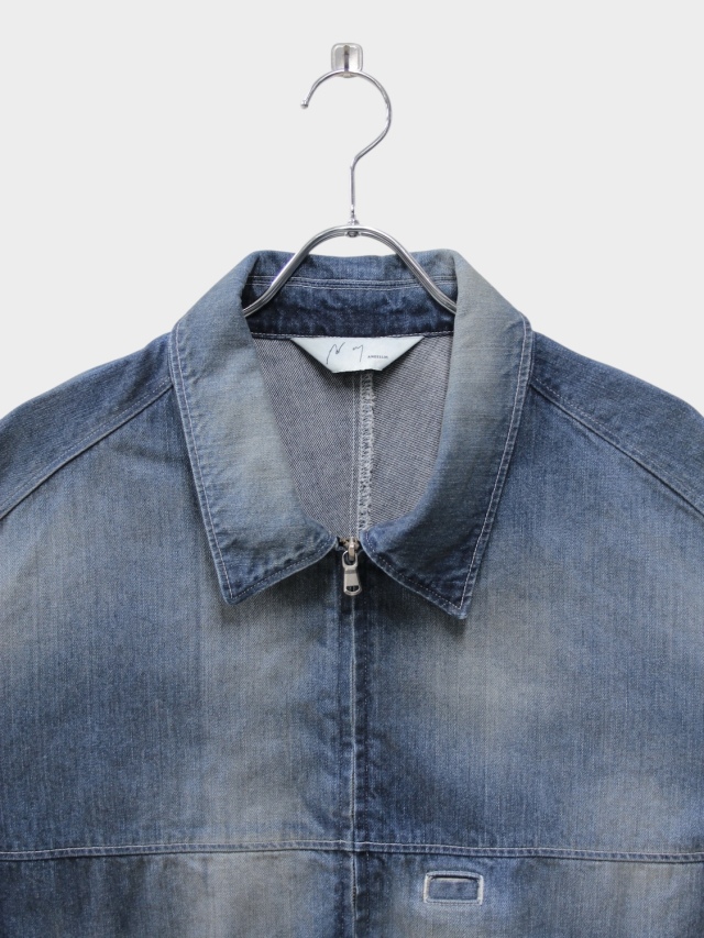 ANCELLM DENIM ZIPUP JACKET INDIGO 2026SS 通販ページ octavia
