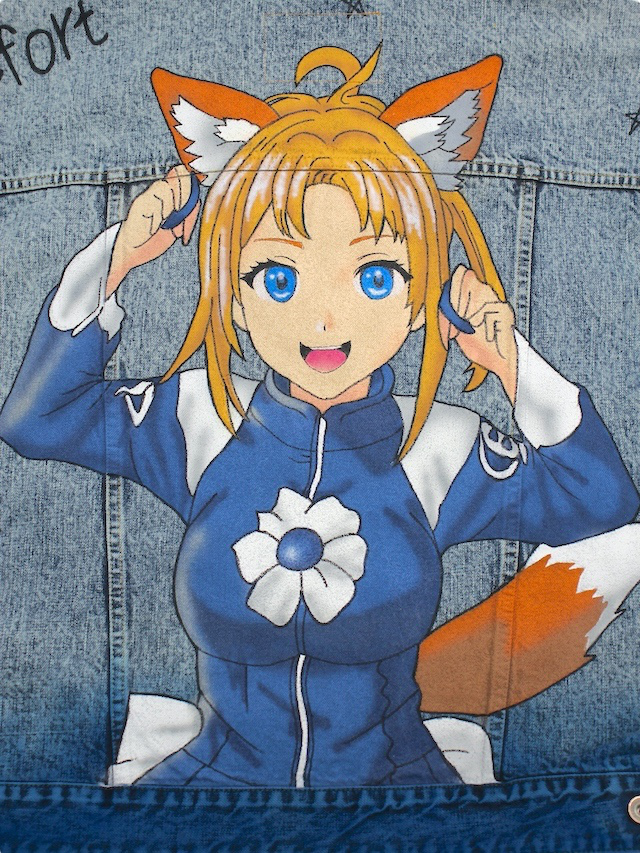 doublet ANIME HAND-PAINTING DENIM JACKET BLUE 通販ページ