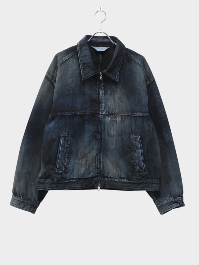 ANCELLM DENIM ZIPUP JACKET BLACK 2026SS 通販ページ octavia