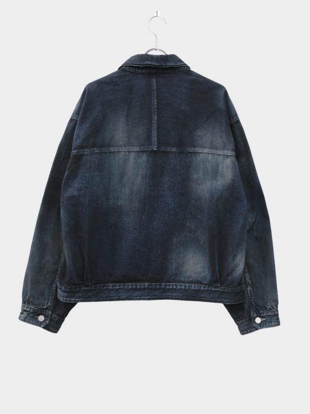 ANCELLM DENIM ZIPUP JACKET BLACK 2026SS 通販ページ octavia