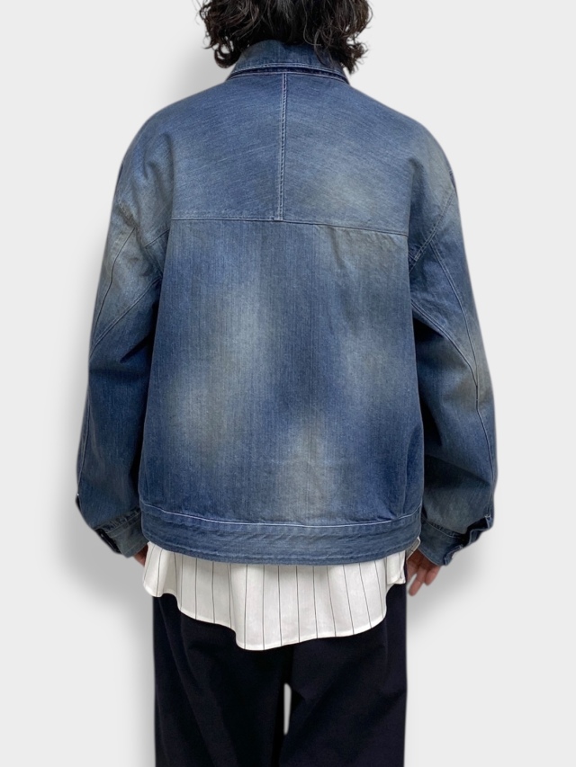 ANCELLM DENIM ZIPUP JACKET INDIGO 2026SS 通販ページ octavia