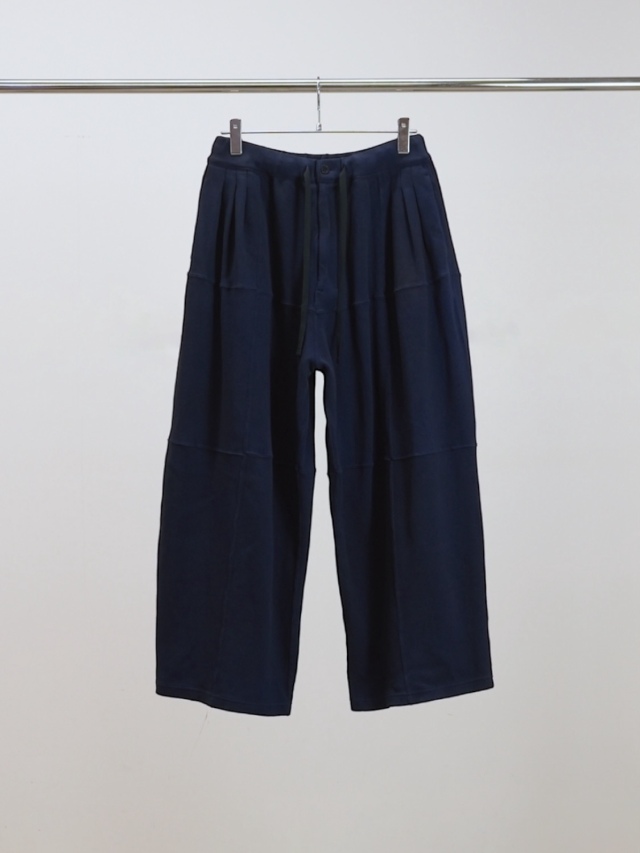 ANCELLM SMOOTH PANEL WIDE SLACKS NAVY 2026SS 通販ページ octavia