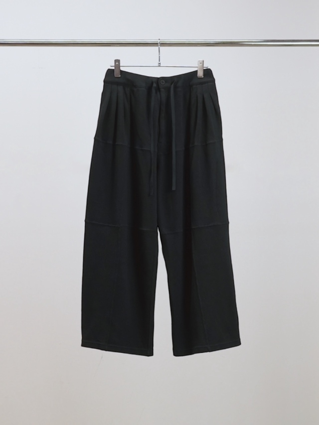 ANCELLM SMOOTH PANEL WIDE SLACKS BLACK 2026SS 通販ページ octavia