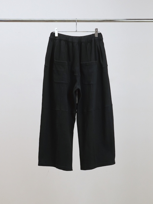 ANCELLM SMOOTH PANEL WIDE SLACKS BLACK 2026SS 通販ページ octavia