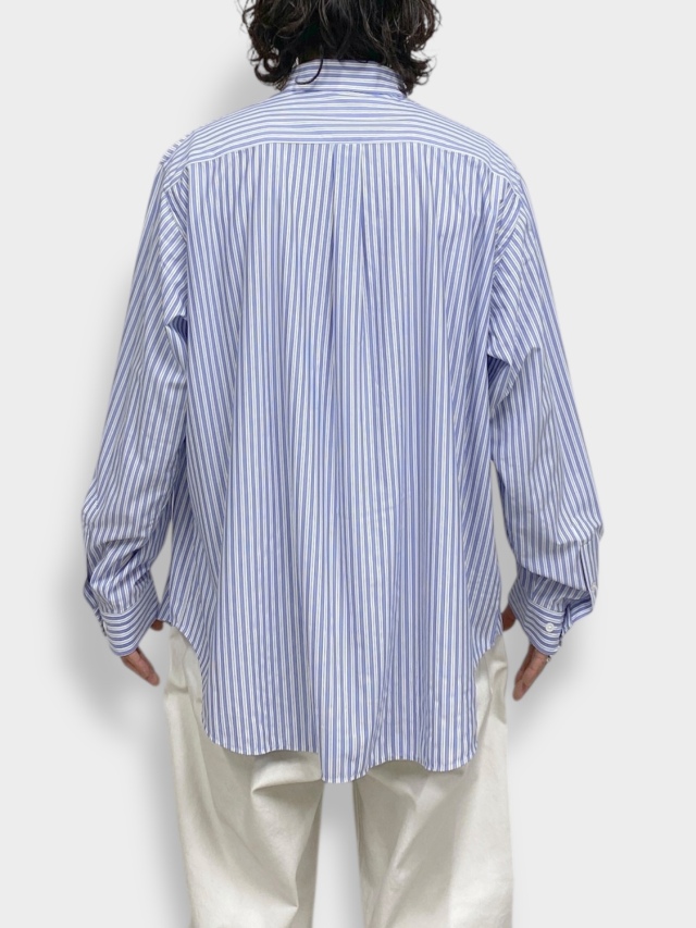 KANEMASA PHIL. 46G STRIPE ATMOSPHERE SHIRT SAX/BLACK2026SS 通販