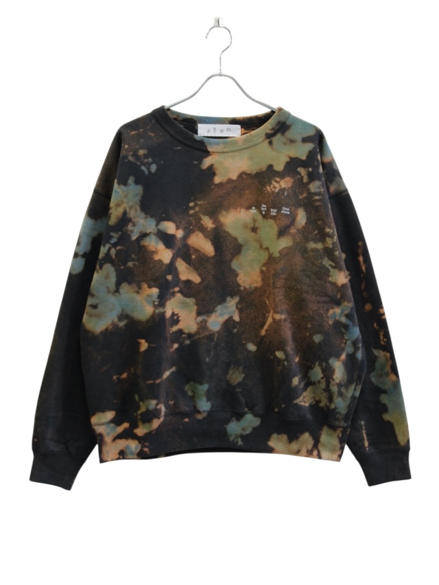 bal LOGO TIE DYE CREW by YUKIDYE BLACK 2025AW